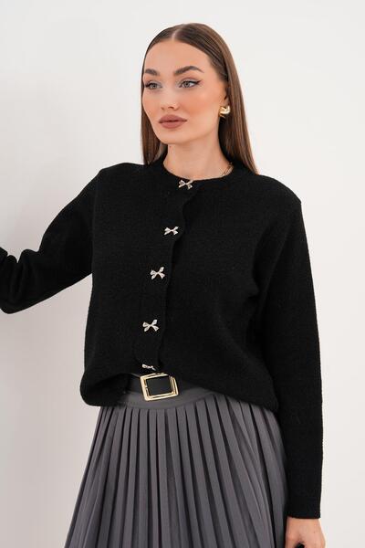 ŞİMAL Kadın Fiyonk Düğme Detaylı Ceket 255091 -