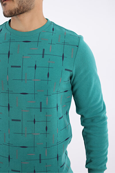rugatchi Thessaloniki Woven Crew Neck Sweatshirt - Regular Fit Exclusive