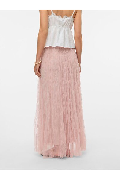 Vero Moda Rock VMCARALIA Hohe Taille Langer Rock