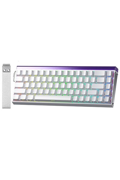 Aula Hero 68 He Manyetik Klavye Rapid Trigger Meteor Switch 8000Hz RGB Neon T...