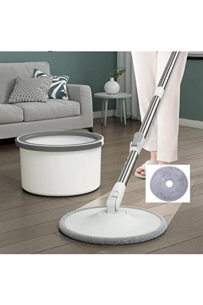 OEM Σετ αυτοπλενόμενης περιστρεφόμενης σφουγγαρίστρας, θήκη για βρώμικο και καθαρό νερό, βρύση αποστράγγισης νερού