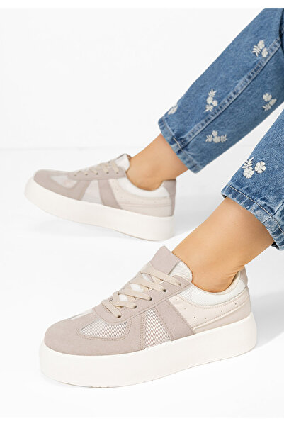 B T Shoes Sneakers με πλατφόρμα Fyonna μπεζ