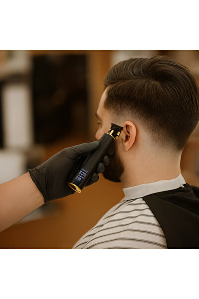 zola Beard trimmer, shaver and trimmer set, 6 accessories, 1.5-9 mm, 3 speeds, LCD, brush, USB, black