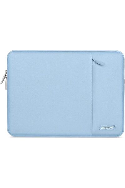 Mosiso Laptop Case 15 inch, 15 inch Laptop Sleeve, Polyester Vertical Computer Sleeve Bag with Pocke