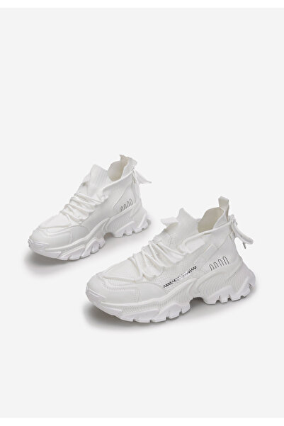 B T Shoes Bílé dámské sneakersy Cornedo V2