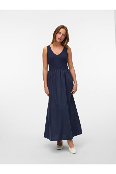 Vero Moda Kleid VMVALLY Langes Kleid