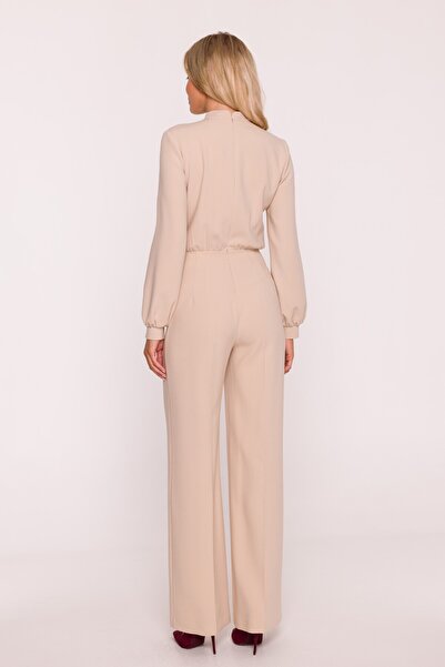 Stylove Elegant jumpsuit with jabot