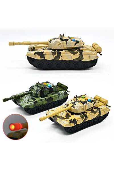 Online 17 Cm Sesli Işıklı Sürtmeli Tank
