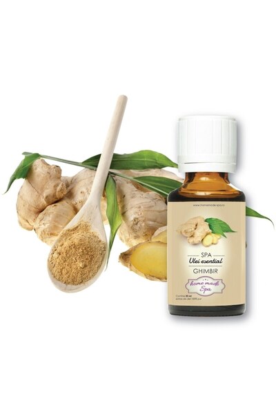 Homemade Spa Ulei esențial de ghimbir (Zingiber Officinale) 20 ml,