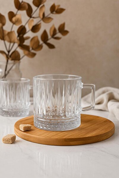 NZR Kulplu çay bardağı Elysia tasarım