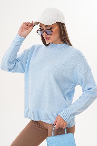 ŞİMAL Pulover tricotat pentru femei, cu jumătate de croșetat, 255086 -