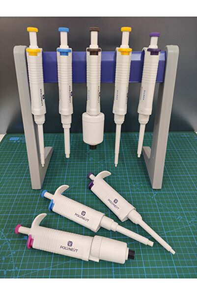 POLYNEYT 0.5-10 μL Mikropipet - Tek Kanallı - Otomatik Hacim Ayarlı - Tamamı Otoklavlanabilir