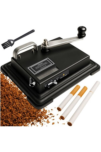 zola Masina de facut tigari, cu piston, tuburi pana la 8 mm, antiderapanta, 24.5 x 19 x 8.5 cm, negru