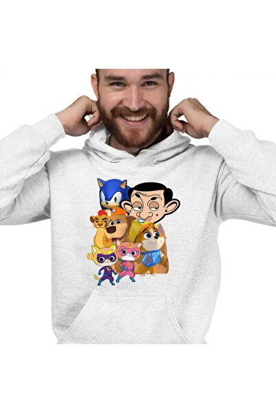 OEM Hanorac Barbati Pupstruction Sonic Catelusi Constructori Mr Bean Super Pi...