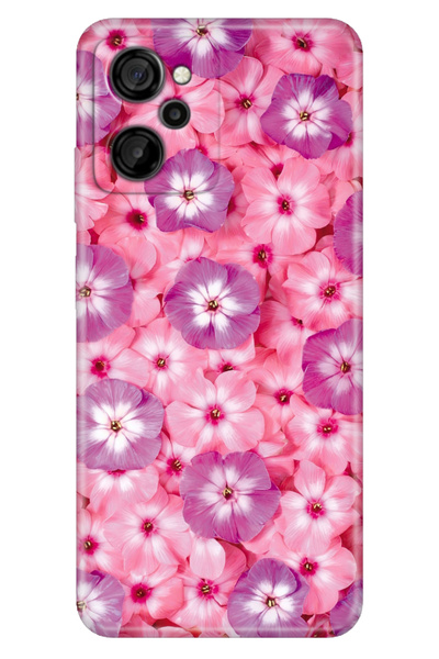 Cekuonline Casper Via M40 - M45 Uyumlu Kılıf Renkli Silikon Baskılı TPU Çiçek...