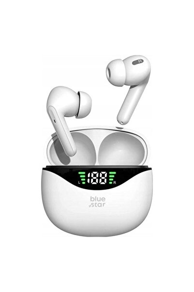 OEM Casti True Wireless Blue Star T60, Bluetooth (Alb)