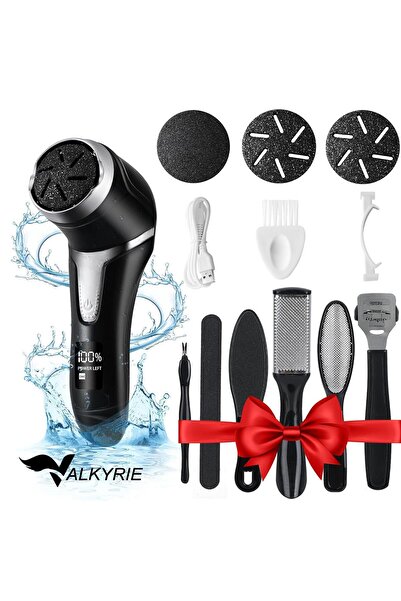 valkyrie Profesyonel Ayak Bakım Cihazı 360° Dönen Başlık Dijital Ekranlı, Şar...