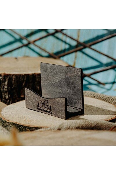 OEM Wooden Business Card Holder HH953 Personalized 10x7.5x2.5 cm