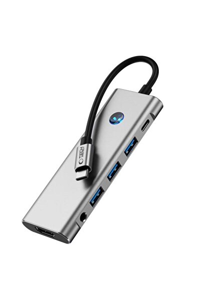Tech-Protect Hub USB-C HB 04 9-in-1, 2 x USB-A, 1 x USB-A 3.0, 2 x USB-C, 1 x...
