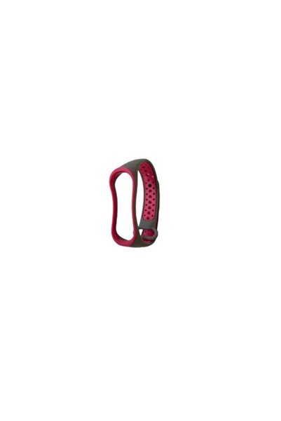 SOHO Каишка за фитнес гривна, съвместима с Xiaomi Mi Band 3/4, сиво-розова