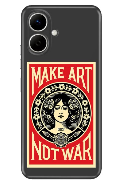 TECNO Spark Go 2 (Km4) Compatible Case Colorful Silicone Printed Tpu Make Art