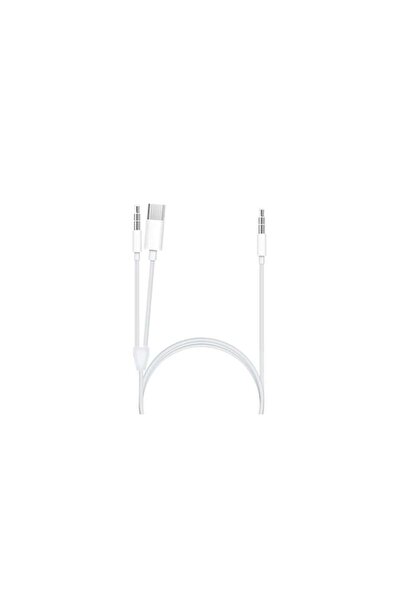 SOHO Cable 2-in-1 Type C and Jack 3.5 mm, 1 m, White