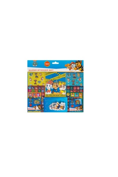 SOHO Set de 500 de autocolante cu sclipici, Patrula Cățelușilor, 3D, fosfores...
