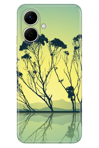 TECNO Spark Go 2 (Km4) Compatible Case Patterned Silicone Printed Cover Sunse...
