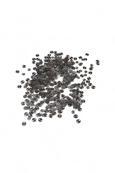 Serhat Aksesuar ve El İşçilik رقائق معدنية نحاسية رمادية داكنة بفتحتين مقاس 6...