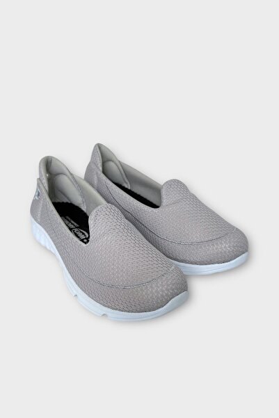 Liger Mey Form Orthopedic Sole Daily Walking Shoes Gray - White