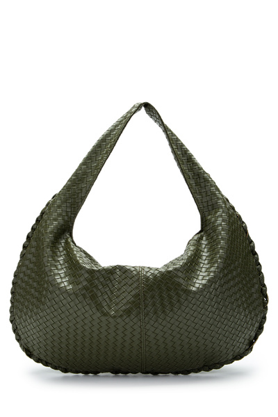 minebag Casual Knitted Detail Lauren Women's Shoulder Bag Khaki