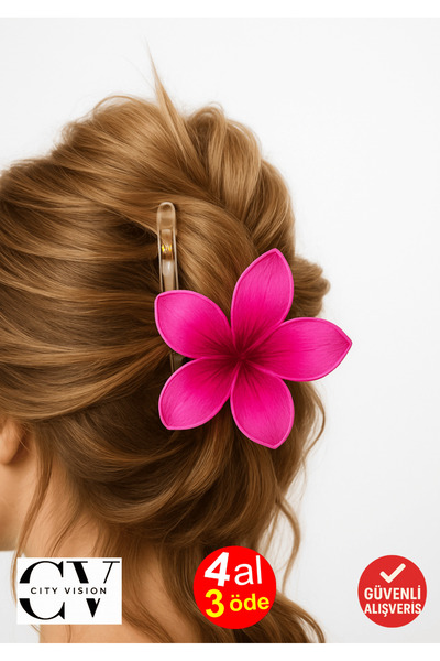 cityvision Πόρπη με μανταλάκια διπλής όψης Lotus σε ροζ χρώμα 11 εκ. Μεγάλο μ...