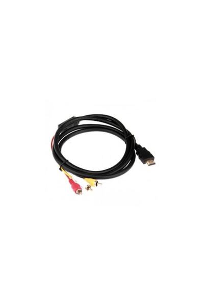 SOHO Cablu HDMI la 3 RCA, 1,5 m, negru