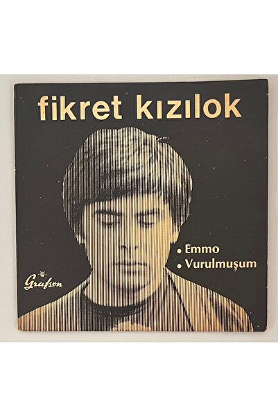 Emre Grafson Müzik Fikret Kızılok Emmo - Vurulmuşum 45'lik Plak (Orjinal 1971 Dönem Baskı 45 lik Plak)