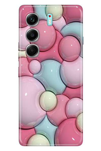 TECNO Camon 40 Pro 5G Korumalı Kılıf Tema Trendy Silikon Baskılı Baloncuk