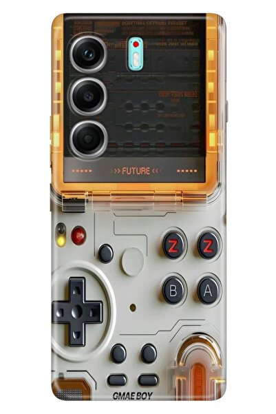 TECNO Camon 40 Pro 5G Korumalı Kılıf Retro Trendy Silikon Baskılı Gmae Boy