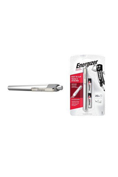 Energizer Lanterna LED Metal Pen Light, 35 lm, 2x AAA, baterii incluse, Metal
