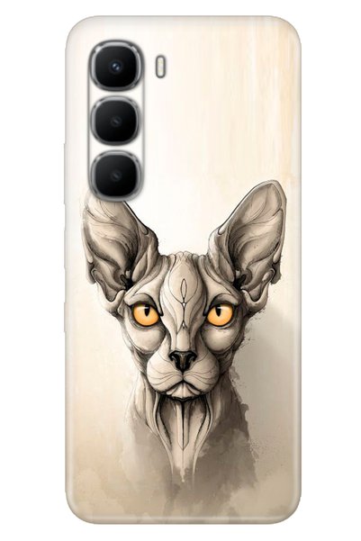 Cekuonline حافظة متوافقة مع هاتف Infinix Hot 60 X6726، غطاء مطبوع من السيليكو...