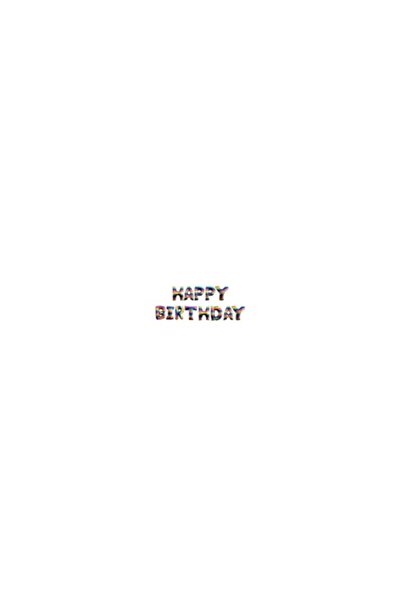 SOHO Σετ 13 μπαλονιών για πάρτι, HAPPY BIRTHDAY, μέγεθος 76 εκ., Πολύχρωμο