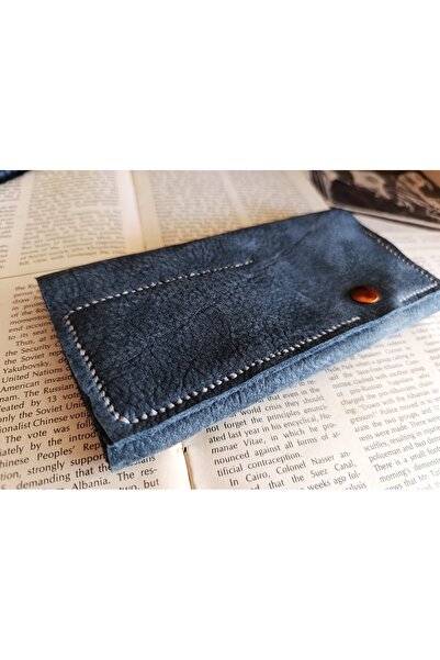 Mahfuz حافظة أقلام مصنوعة يدويًا بالكامل من الجلد الحقيقي المجنون لأقلامك الخ...