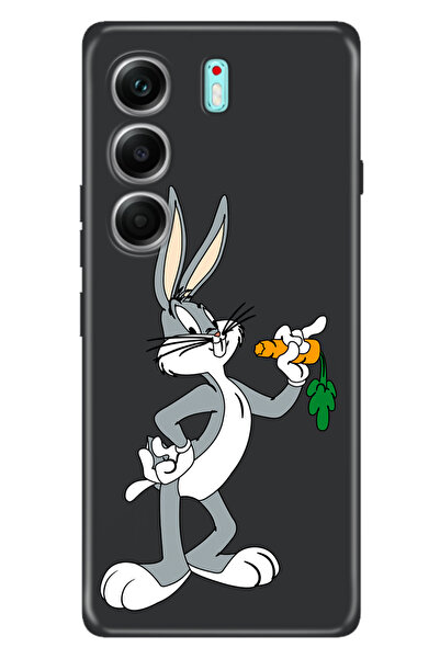 TECNO Camon 40 Pro 5G Korumalı Kılıf Trendy Silikon Baskılı BugsBunny