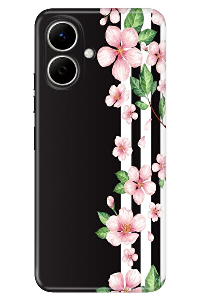 TECNO Spark Go 2 Korumalı Kılıf Tema Art Desenli Baskılı Silikon Şato Bahçesi