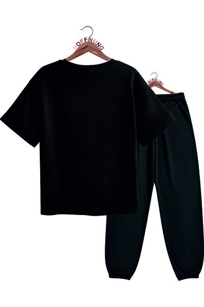 HOFFNUNG Unisex Men/Women Crew Neck Hoffnunf Italia New Printed Bottom Top Tracksuit Suit