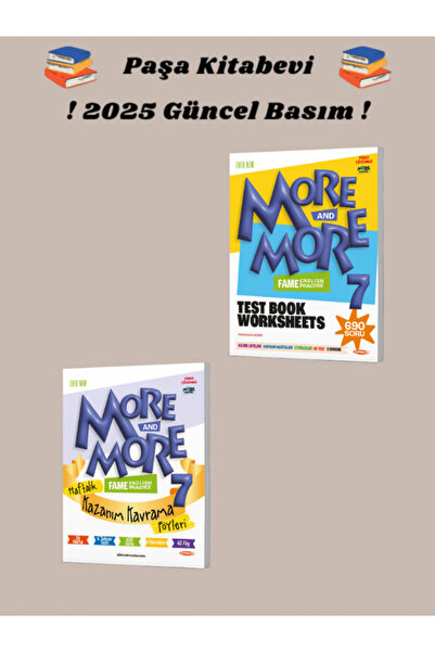 Fenomen Yayıncılık More and More 7. Sınıf Test Book WorkSheets Ve Hftalık Kaz...