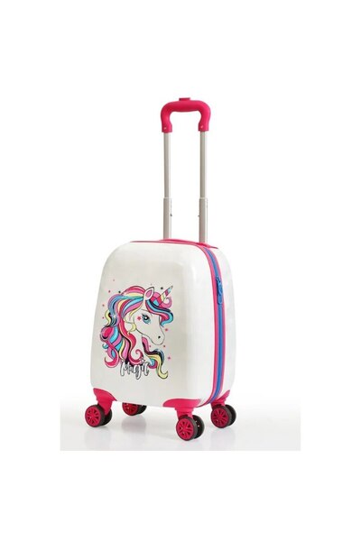 Bezubi Troler pentru Copii Junior, Model Unicorn Alb