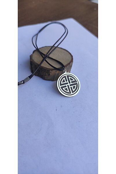 penakolik قلادة برمز الفايكنج من النحاس الأصفر مع نقش بالليزر