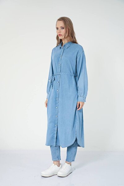 Suede Style 5836 - قميص طويل أنيق ومريح