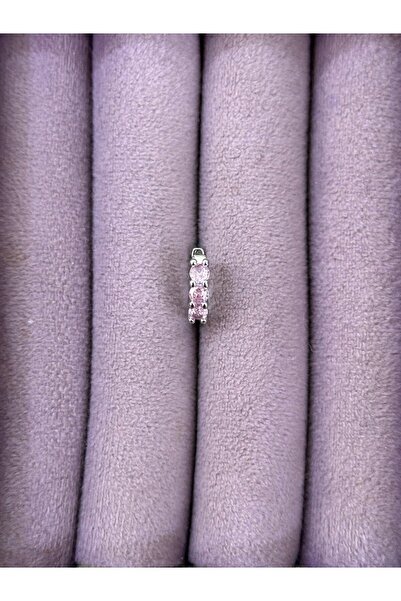 BY YASİN TOPÇU 💗 Pembe Dizi – 4 Taşlı Zirkon Charm/Sallantı (Çelik)