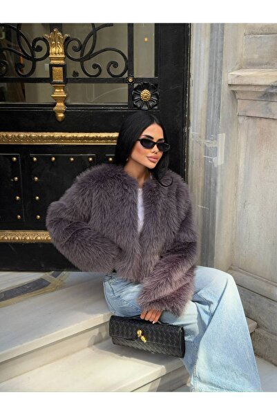 manana fashion Luxury Soft Women Premium Fur Coat Jacket