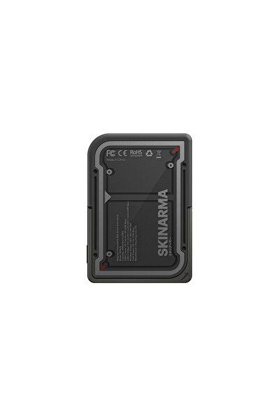 Skinarma Nexus Mecha Kablosuz Powerbank ve PD Hızlı Şarj Özellikli Metal Standlı 20W 5000mAh Siyah